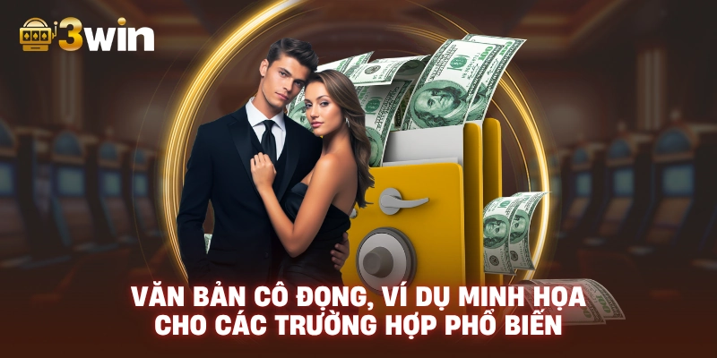 Văn bản cô đọng, ví dụ minh họa cho các trường hợp phổ biến.
